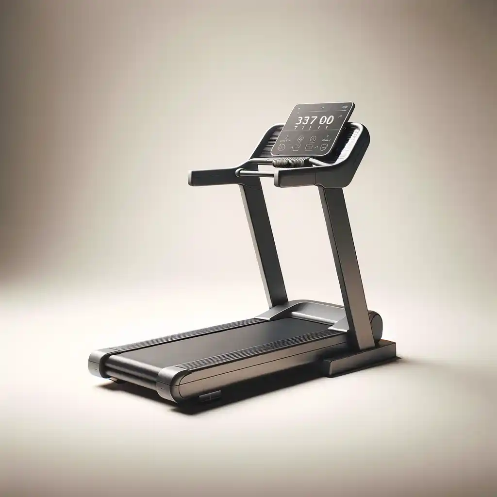 High-Tech Treadmill for Home Gym